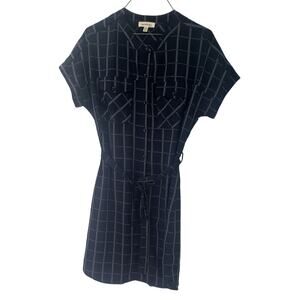 MONTEAU Dark Blue Knee Length Dress Womens Size M